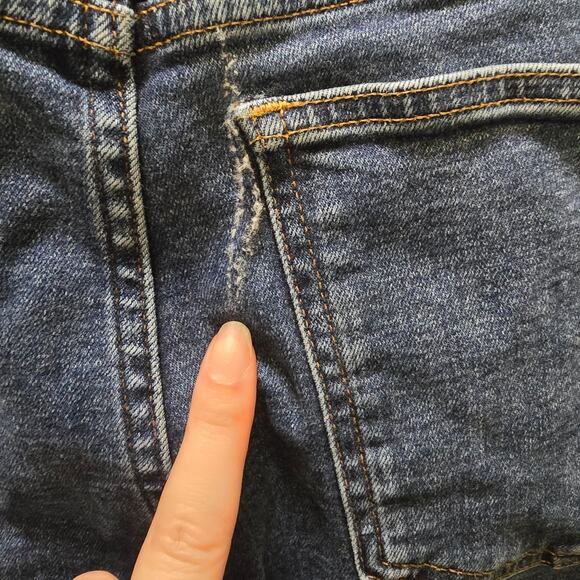 Madewell The Perfect Vintage Straight Jean stretch high rise denim size 28 - Picture 9 of 13